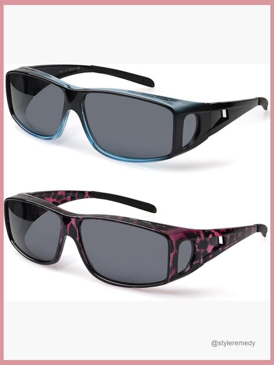 Fit Over Wrap Sunglasses Polarized Lens UV Protection Wear Over Eyeglasses main image 5